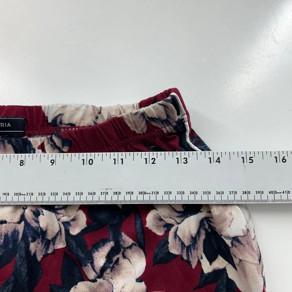 BCBGMAXAZRIA Pajama Set 2 Piece Womens M Red Floral - Picture 10 of 16